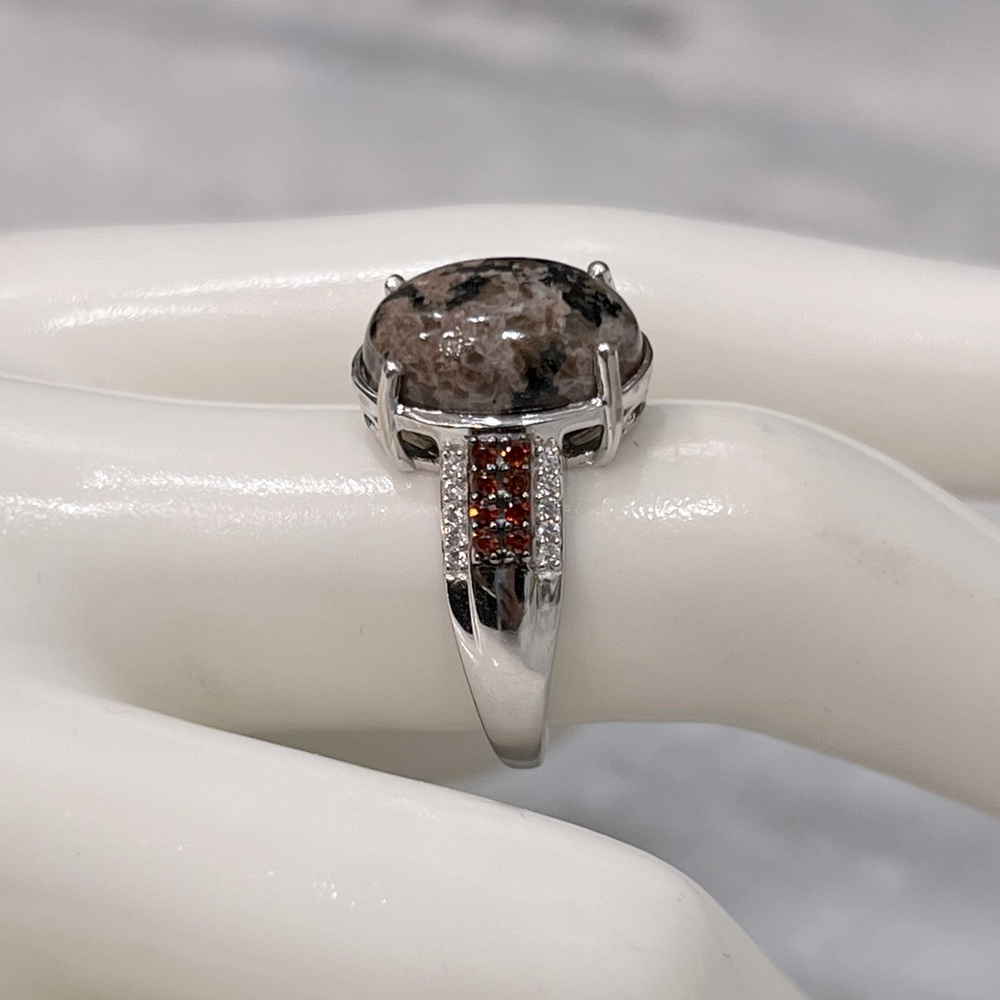 Yooperlite Multigemstone Sterling Silver Ring - image 8